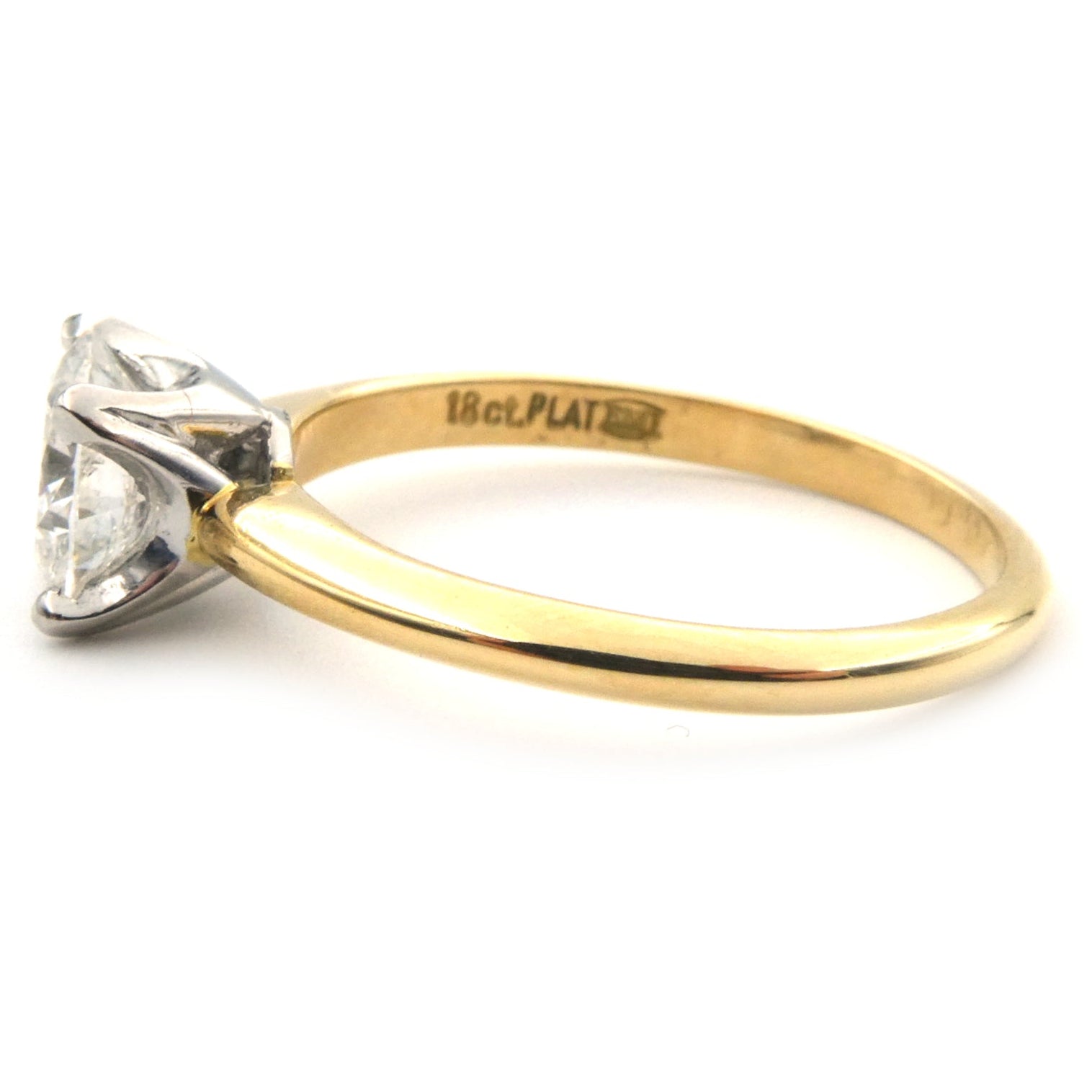 Diamond solitaire ring