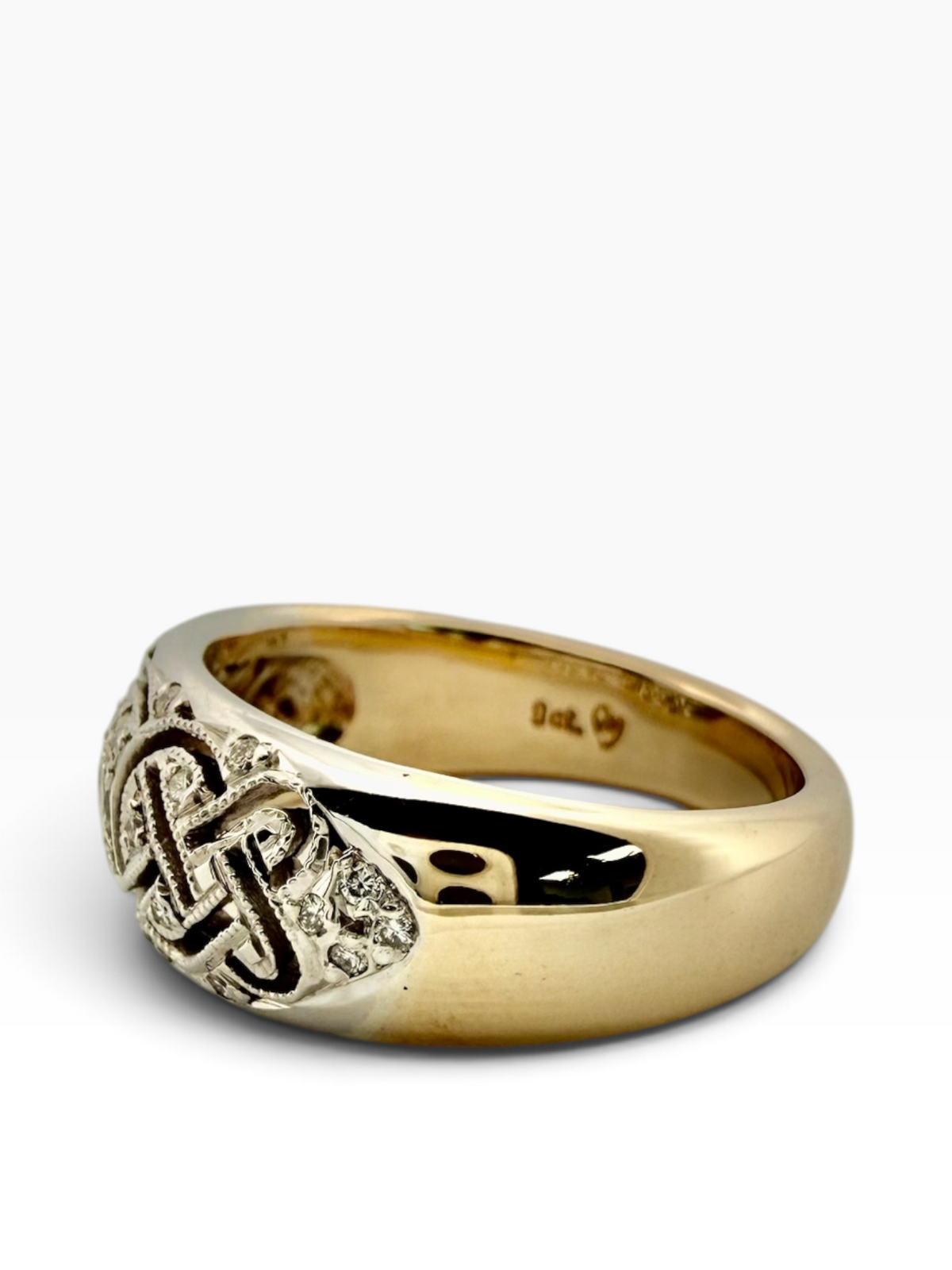 Diamond set dress ring
