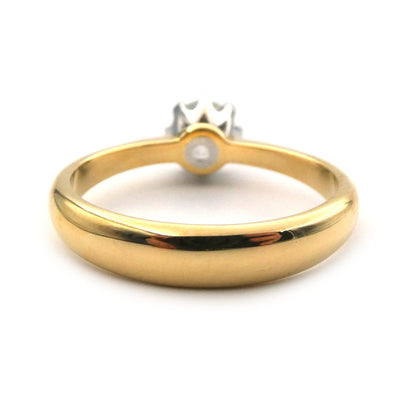 Diamond solitaire ring