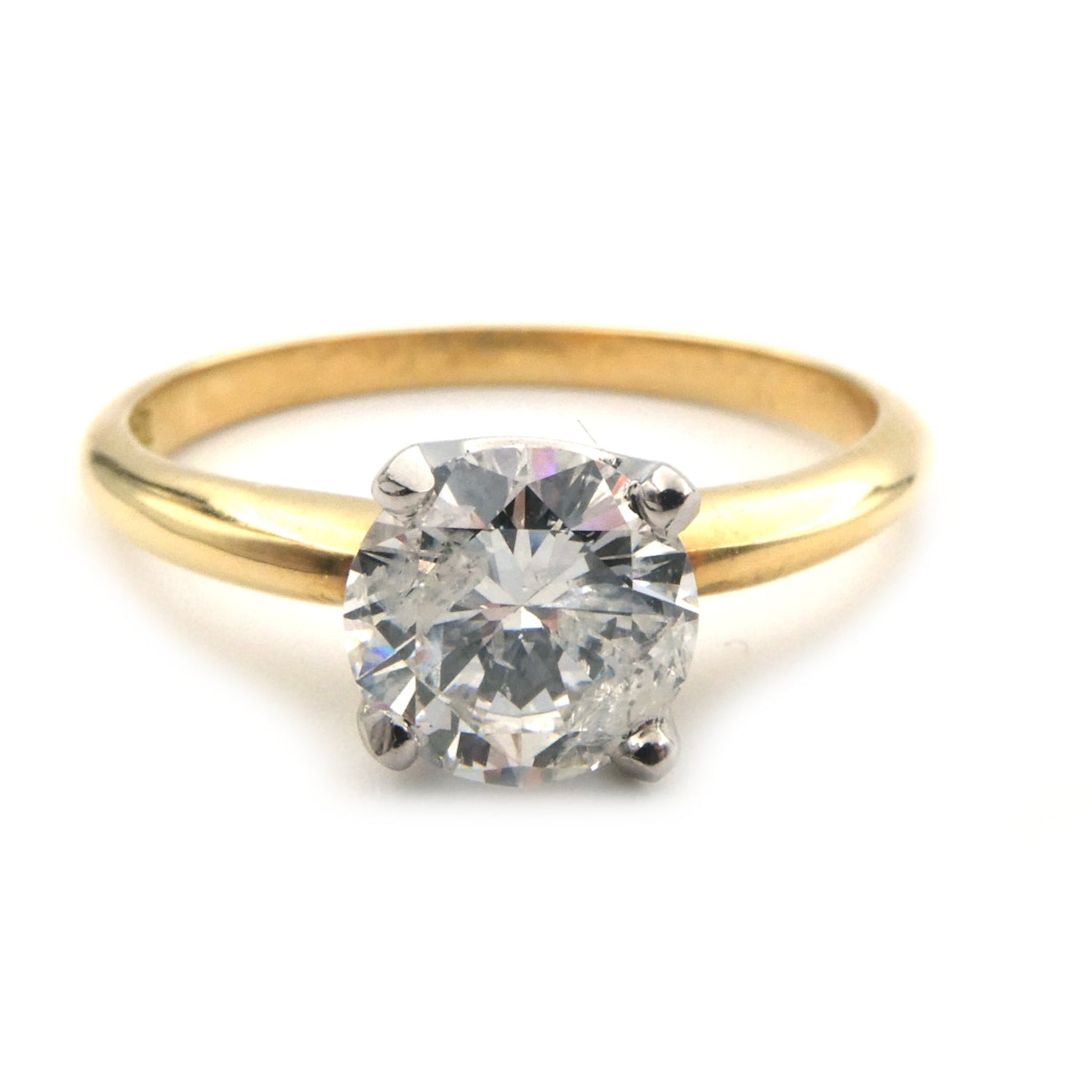 Diamond solitaire ring
