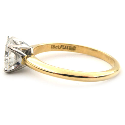 Diamond solitaire ring