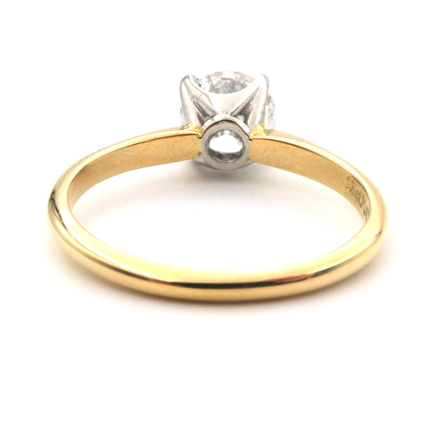 Diamond solitaire ring