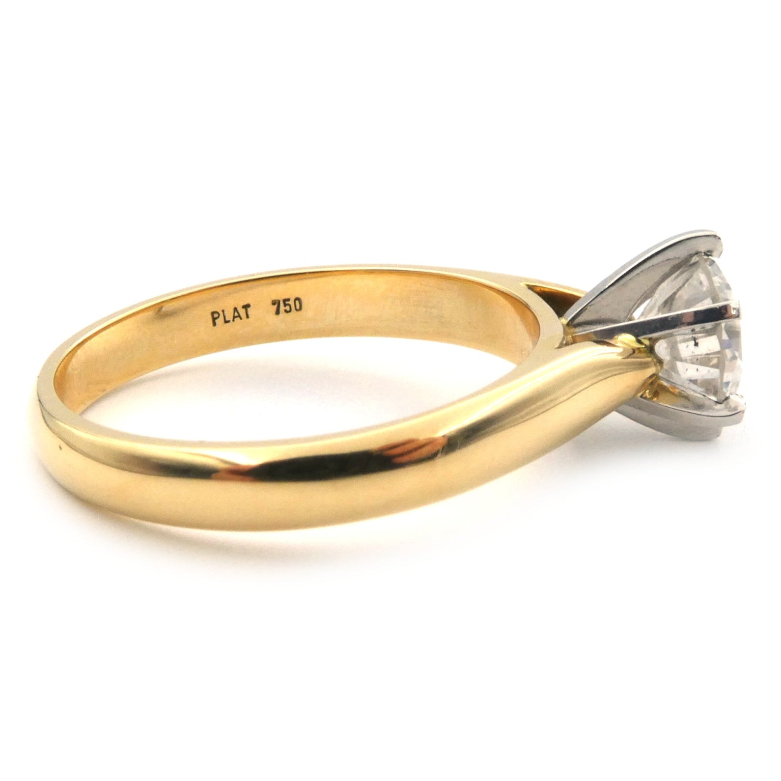Diamond solitaire ring
