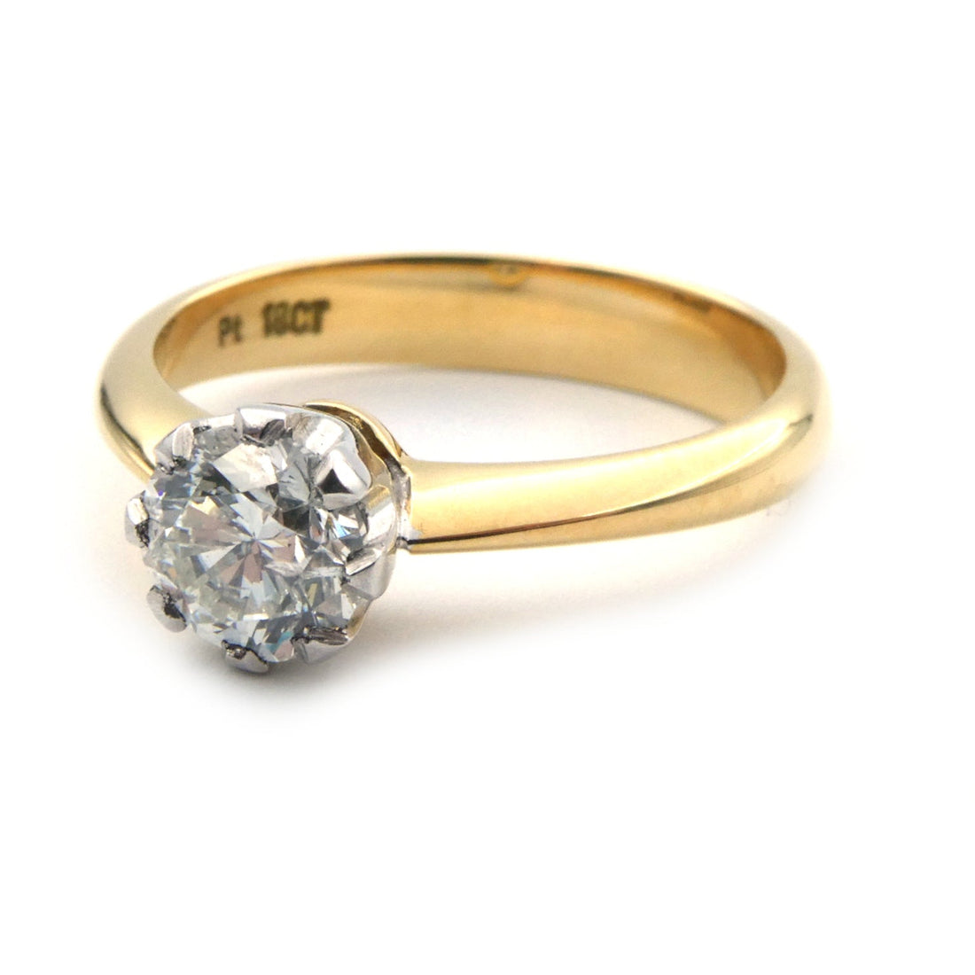 Diamond solitaire ring