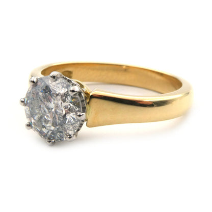 Diamond solitaire ring