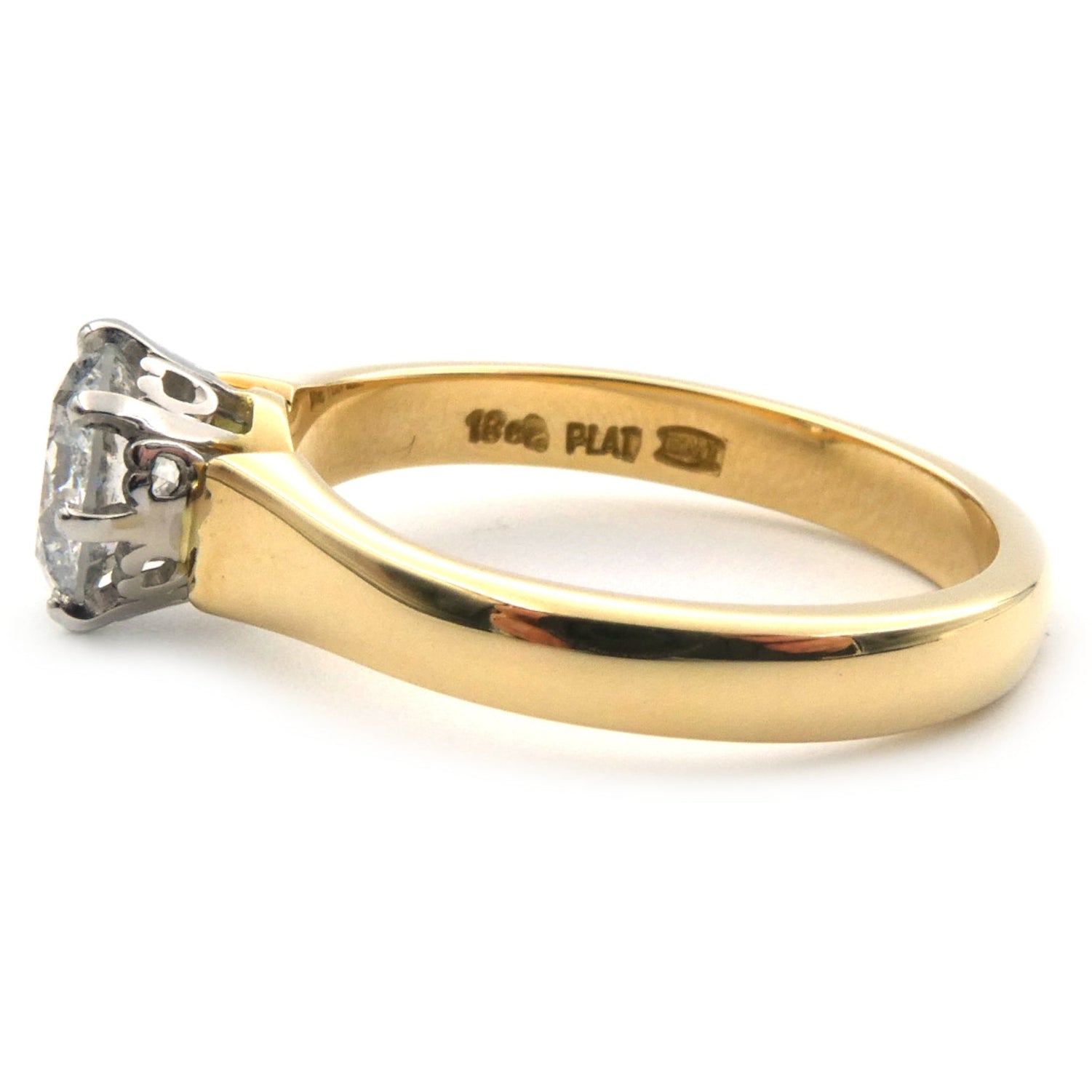 Diamond solitaire ring