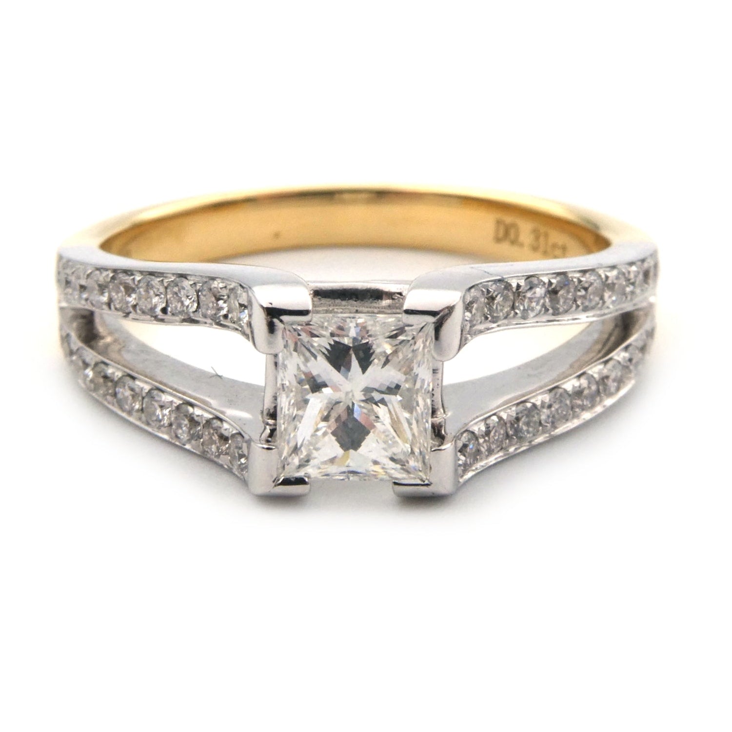 A diamond set dress ring