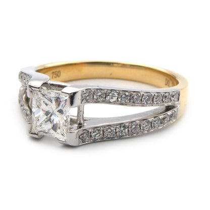 A diamond set dress ring