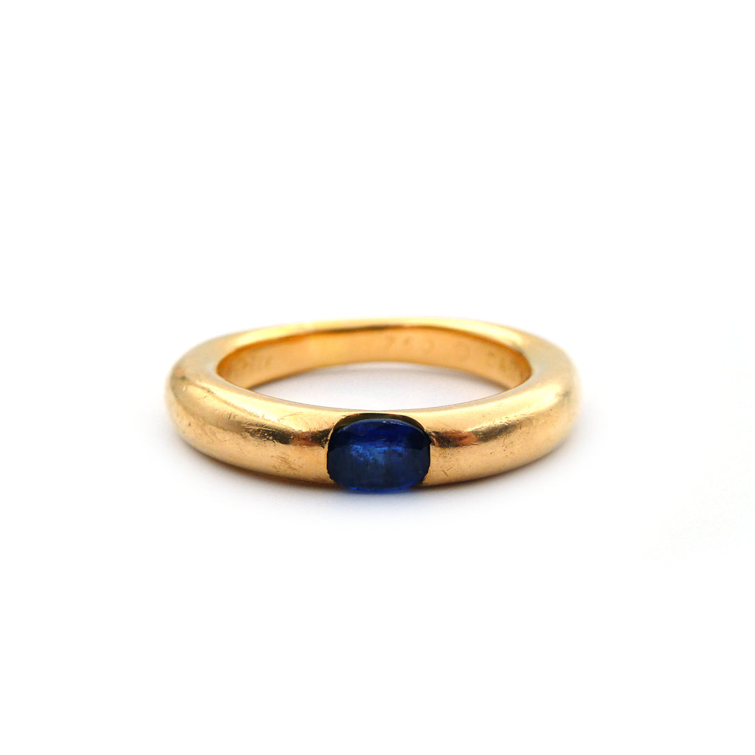 A Cartier Ellipse sapphire ring