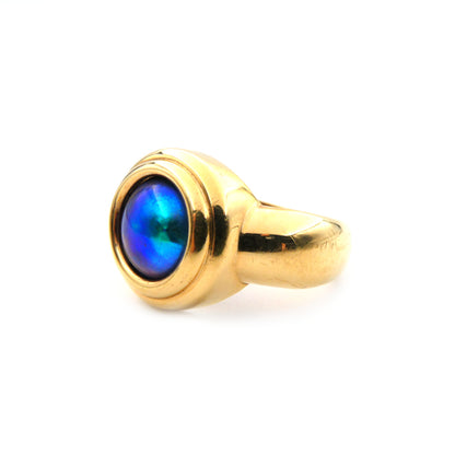 Paua pearl dress ring