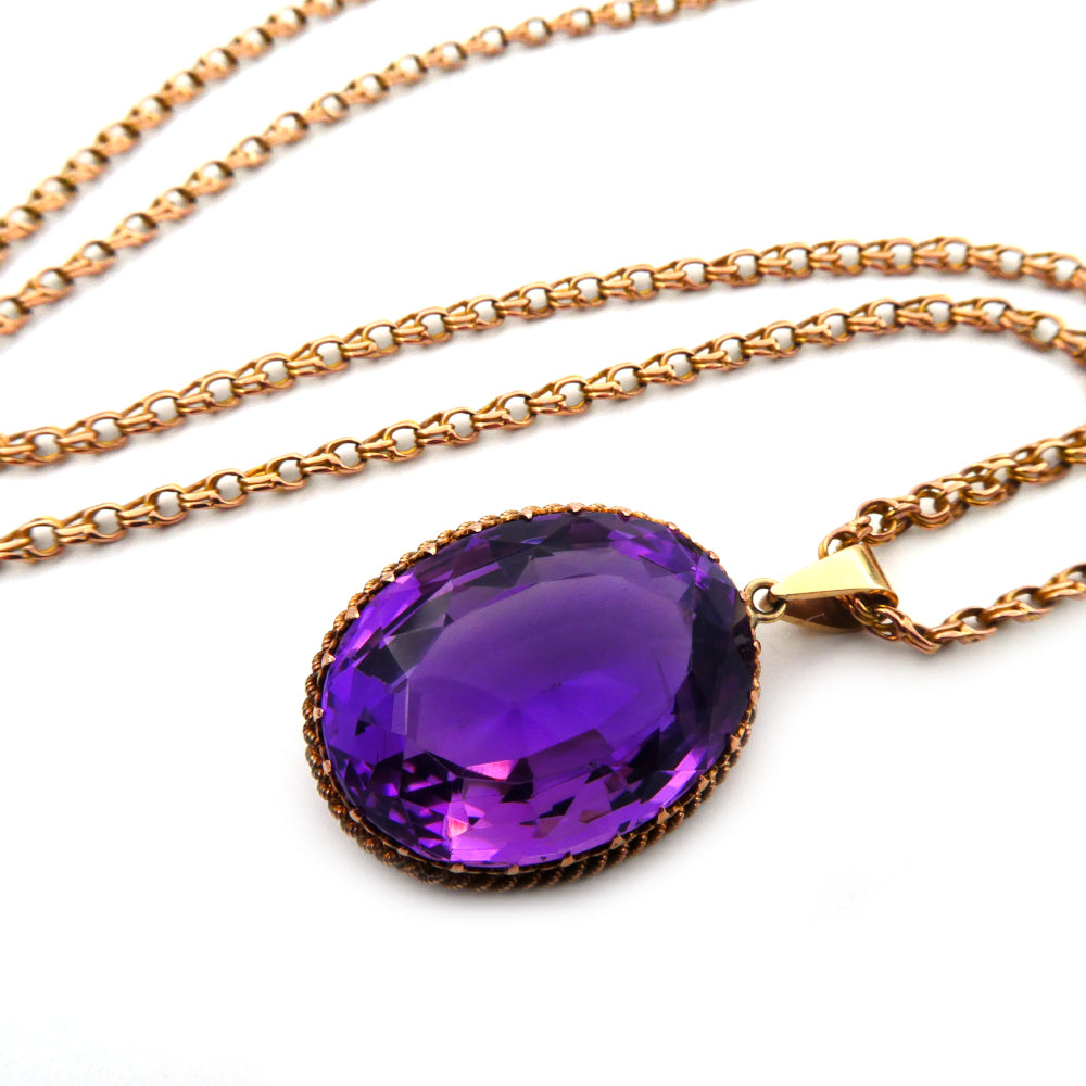 Antique Amethyst necklace