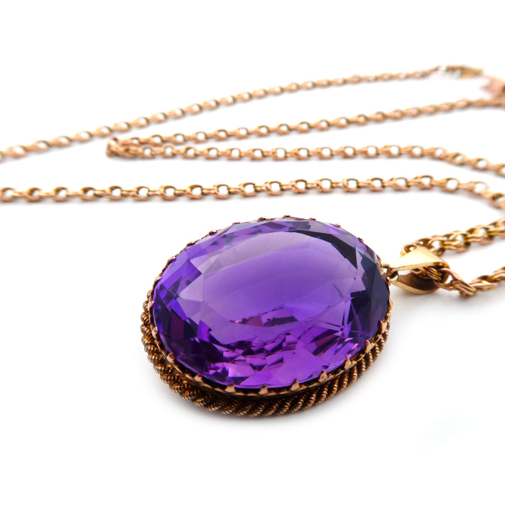 Antique Amethyst necklace
