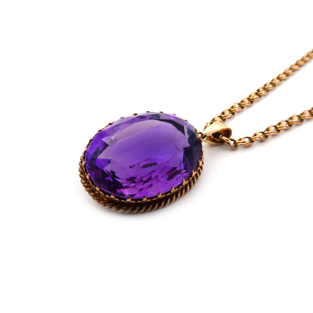 Antique Amethyst necklace