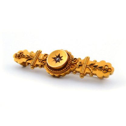 A Victorian era bar brooch
